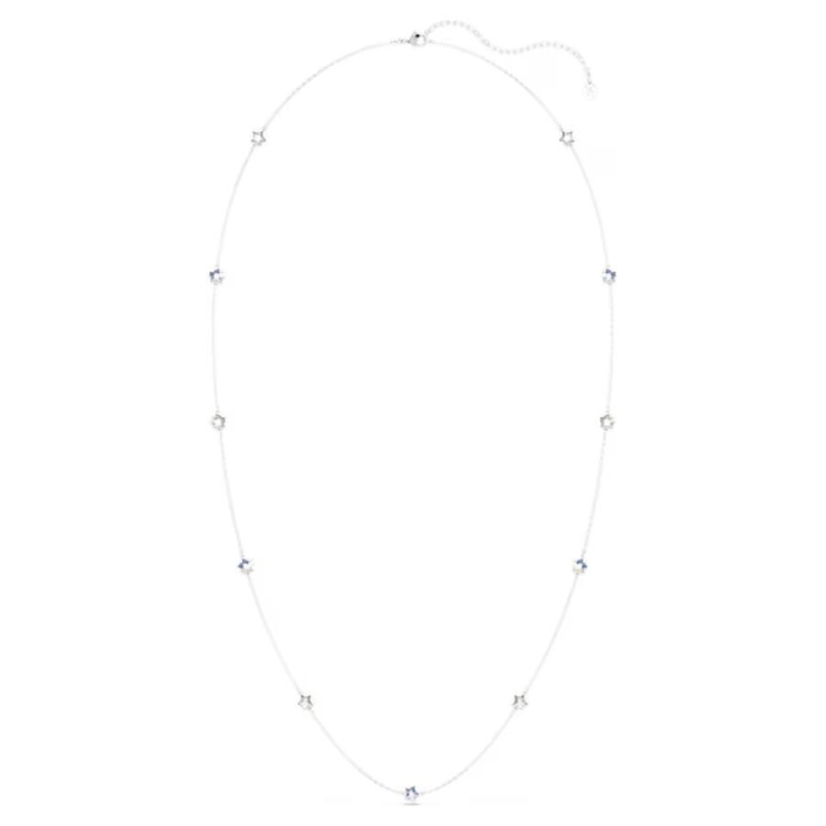Chroma strandage Star, White, Rhodium plated